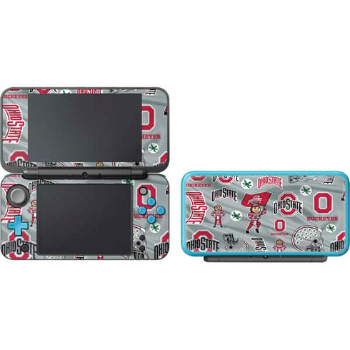 Ohio State University Pattern Nintendo 2DS XL (2017) Skin